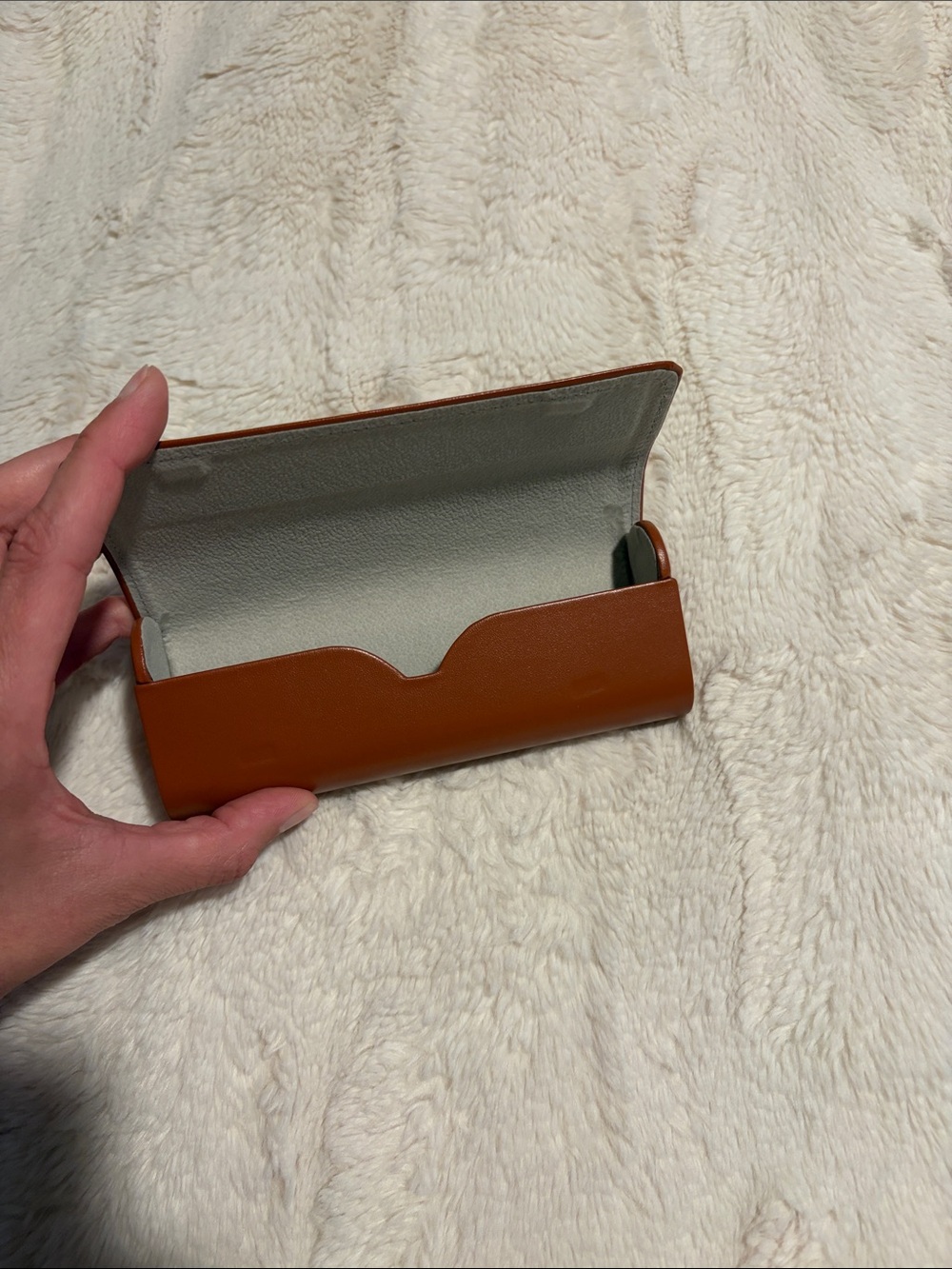NEW- Sadle Leather Glasses Case - Picture 4 of 5